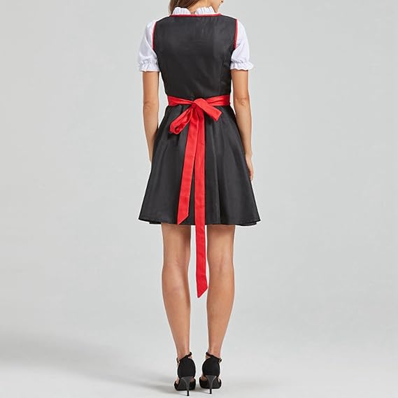 Dirndl für Damen im traditionellen Oktoberfest-Stil mit Schürze - 2 - Jasminaboutique.com
