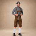 Traditionelle, bestickte Oktoberfest-Shorts für Herren mit Hosenträgern - 5 - Jasminaboutique.com