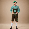 Traditionelle Lederhosen für Herren – Im authentischen Oktoberfest-Stil mit Stickerei - 4 - Jasminaboutique.com