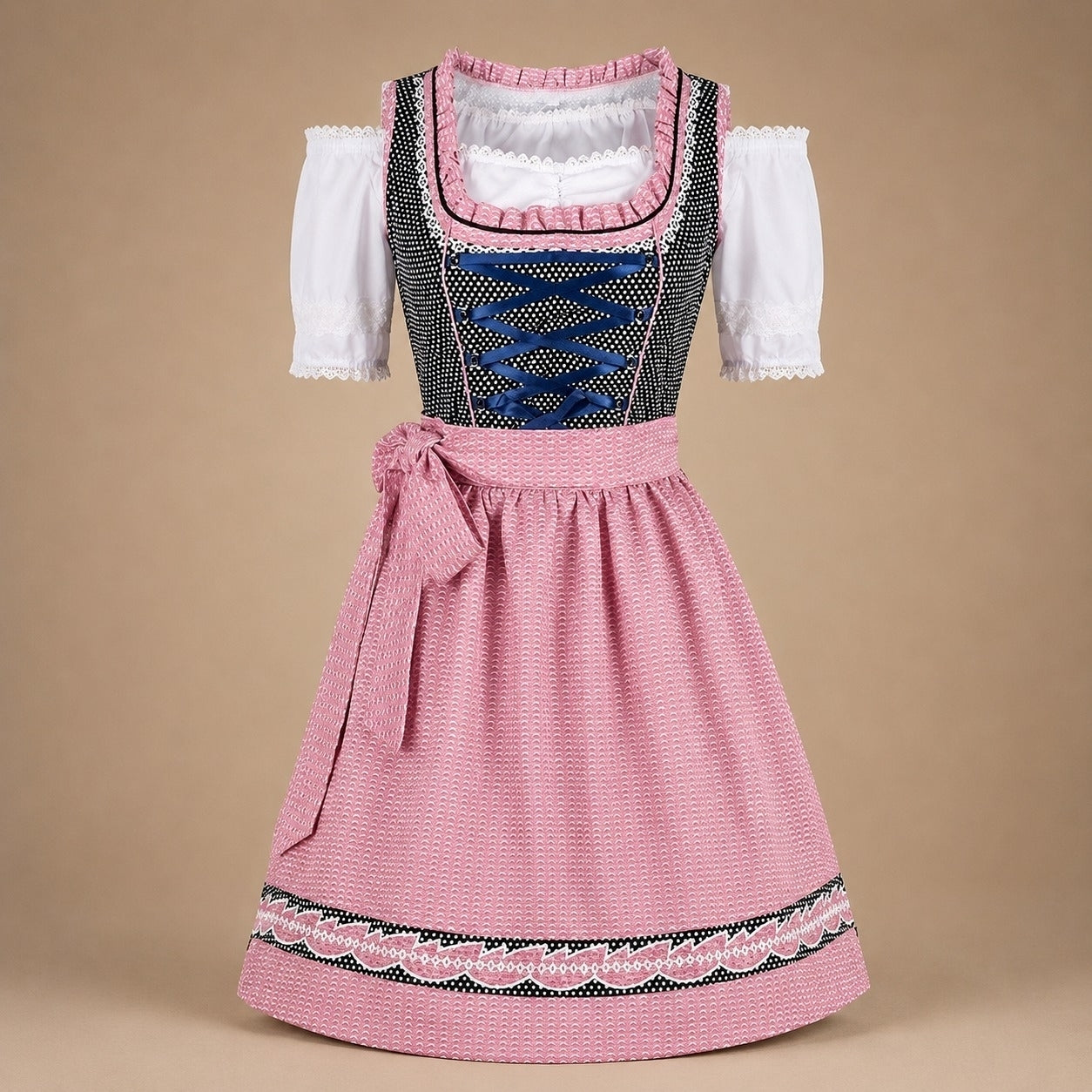Dirndl Damen im traditionellen Stil mit figurschmeichelnder Silhouette | J&B - 4 - Jasminaboutique.com
