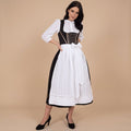 Dirndl Damen mit langen Ärmeln und verspieltem Schnürdetail | J&B - 4 - Jasminaboutique.com