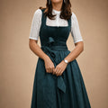 Dirndl Damen mit Spitzenoberteil und tailliertem Rock | J&B - 4 - Jasminaboutique.com