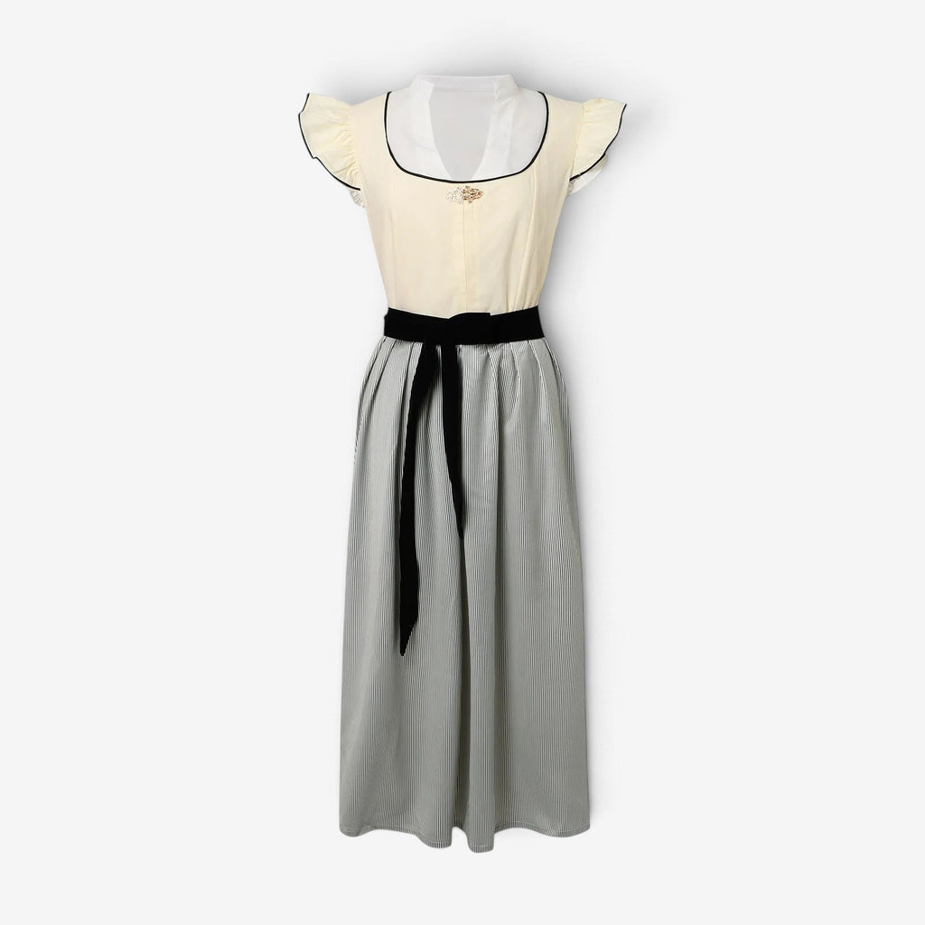 Dirndl Damen mit Rüschenärmeln und taillierter Passform | J&B - 1 - Jasminaboutique.com