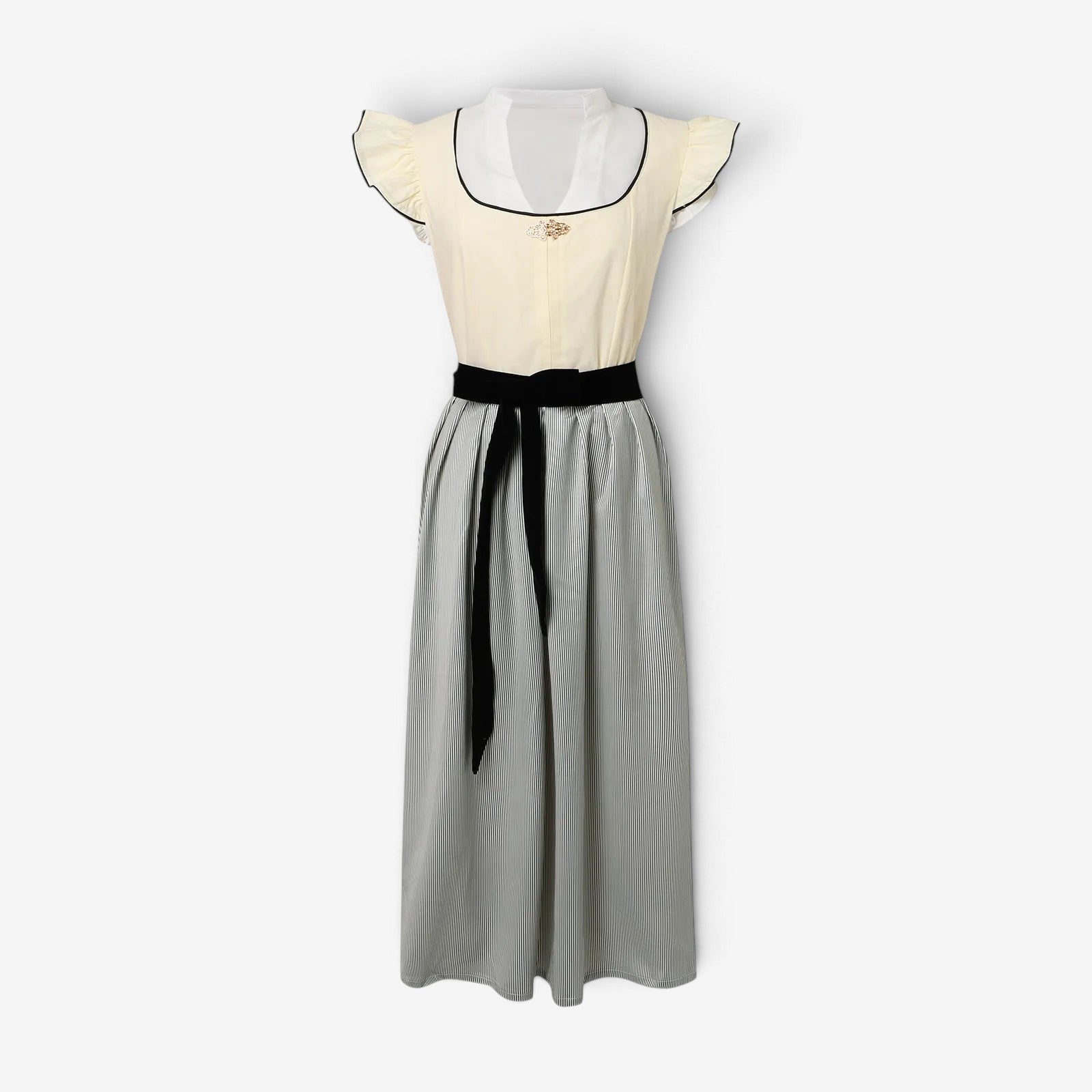 Dirndl Damen mit Rüschenärmeln und taillierter Passform | J&B - 1 - Jasminaboutique.com