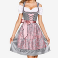 Dirndl für Damen mit Schnürung und besticktem Rock | J&B - 1 - Jasminaboutique.com