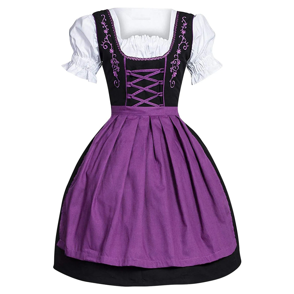 Oktoberfest-Kleid Damen im traditionellen Stil mit eleganten Details | J&B - 3 - Jasminaboutique.com