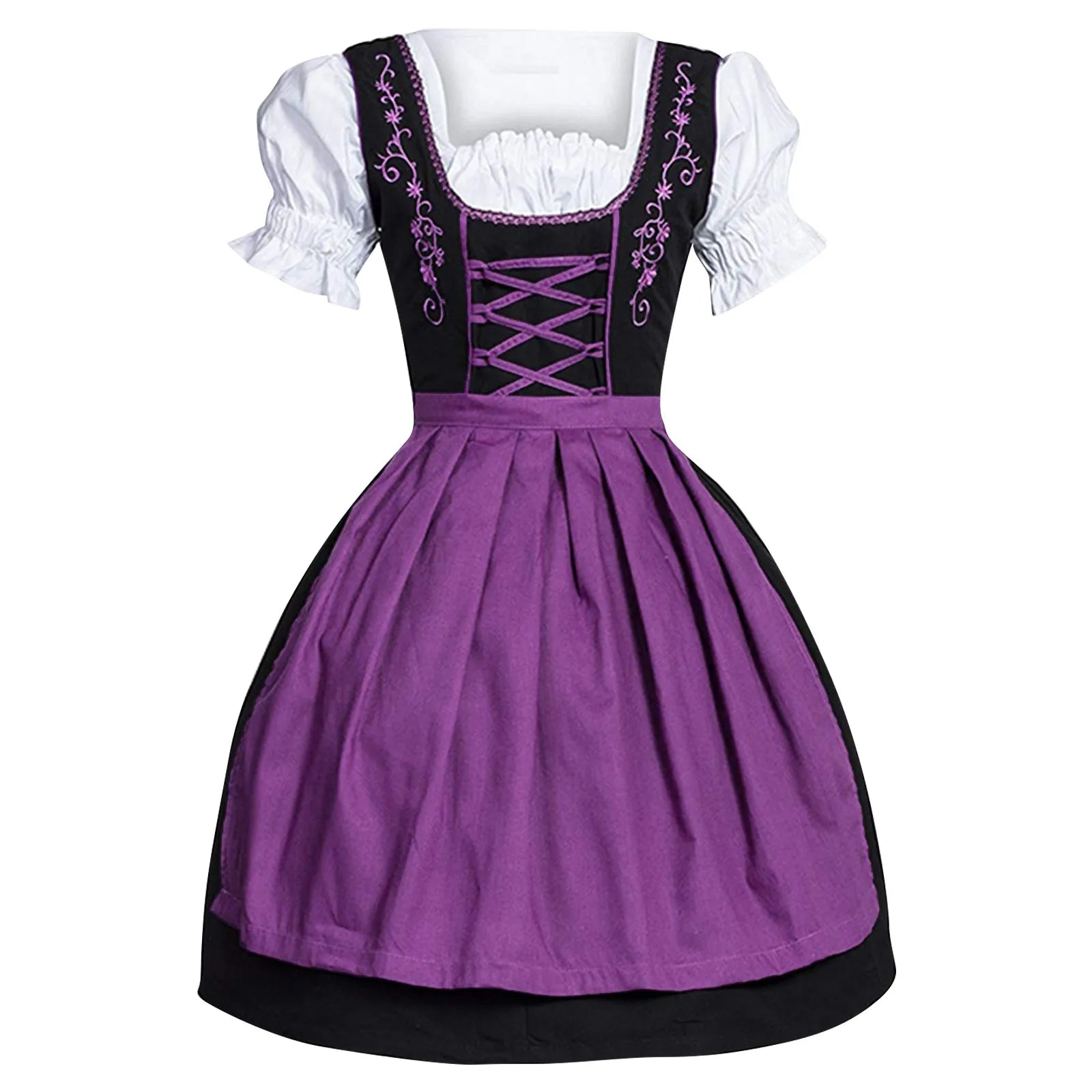 Oktoberfest-Kleid Damen im traditionellen Stil mit eleganten Details | J&B - 3 - Jasminaboutique.com