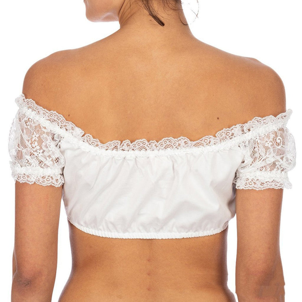 Bodysuit Damen mit romantischen Spitzenärmeln | J&B - 2 - Jasminaboutique.com