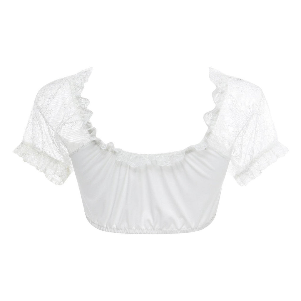 Bodysuit Damen mit romantischen Spitzenärmeln | J&B - 3 - Jasminaboutique.com