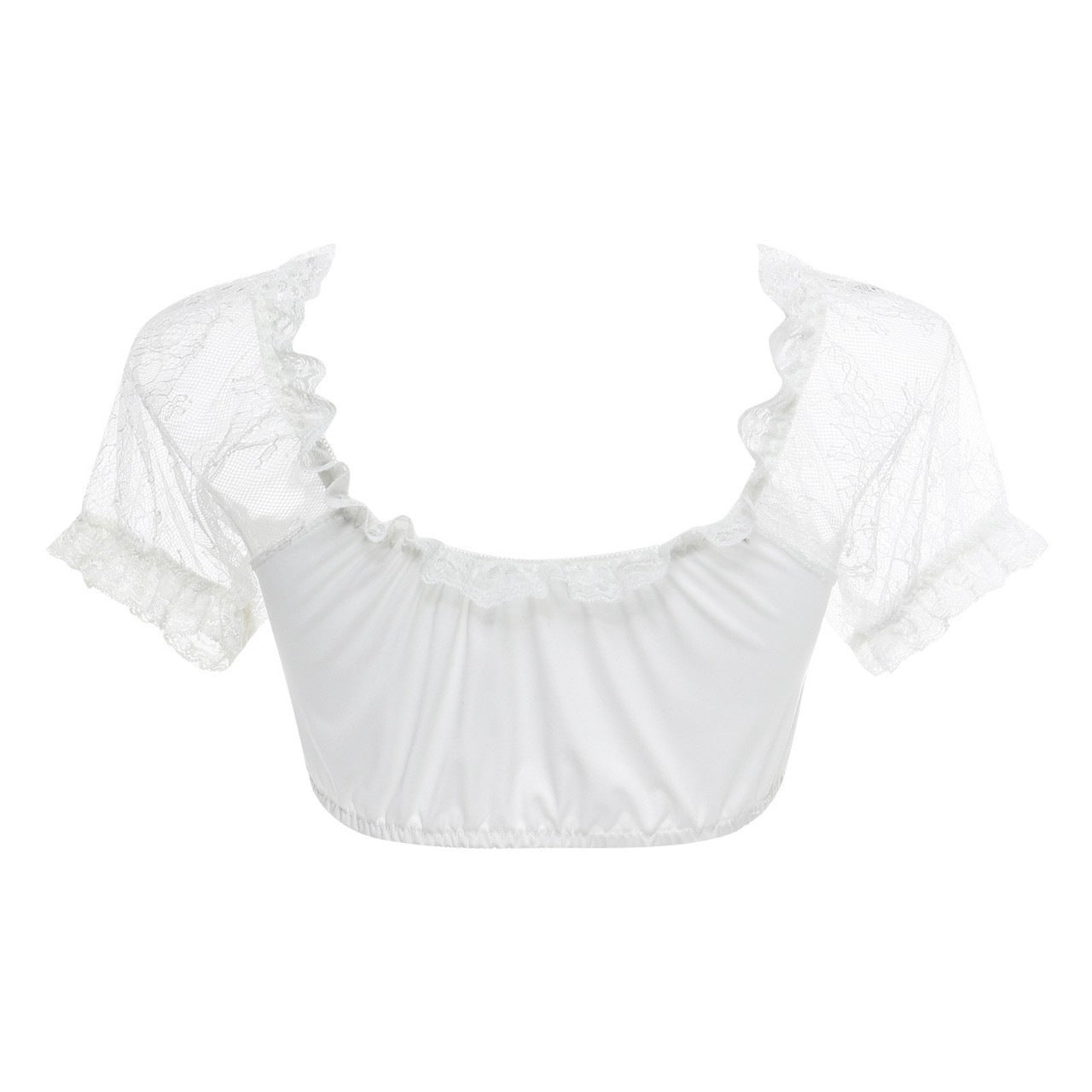 Bodysuit Damen mit romantischen Spitzenärmeln | J&B - 3 - Jasminaboutique.com