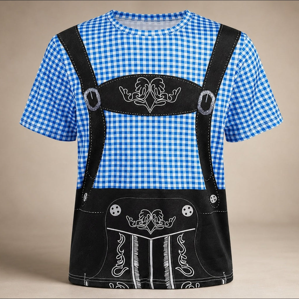 T-Shirt Herren mit bayerischem Motiv und lockerer Passform | J&B - 4 - Jasminaboutique.com