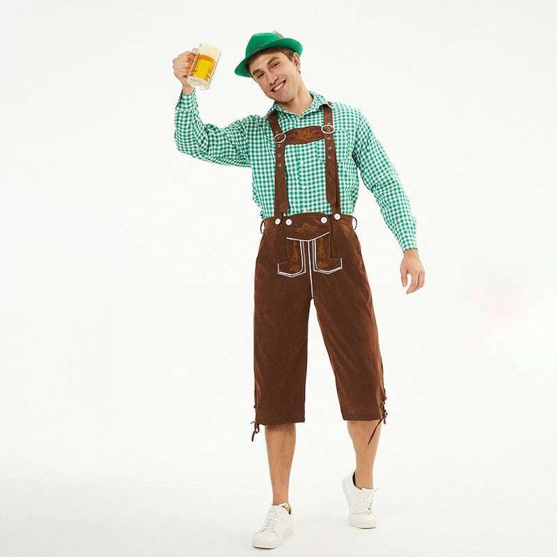 Oktoberfest Outfit Herren mit verstellbaren Hosenträgern und festlichem Design | J&B - 1 - Jasminaboutique.com