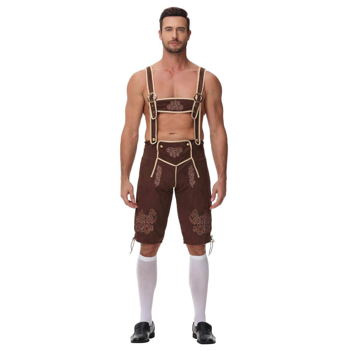 Herren Trachten-Shorts mit Stickerei | J&B - 5 - Jasminaboutique.com