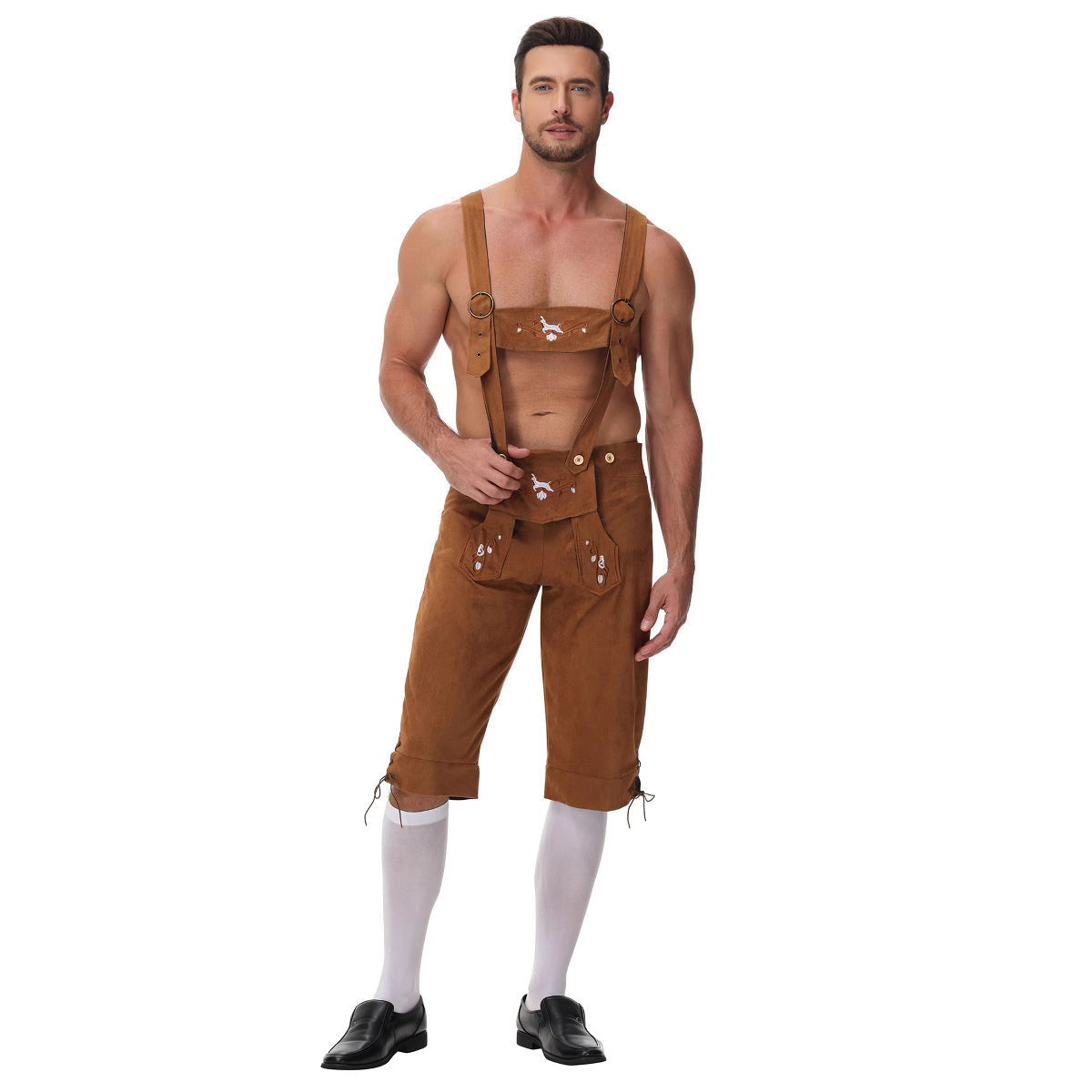 Herren Trachten-Shorts mit Stickerei | J&B - 6 - Jasminaboutique.com