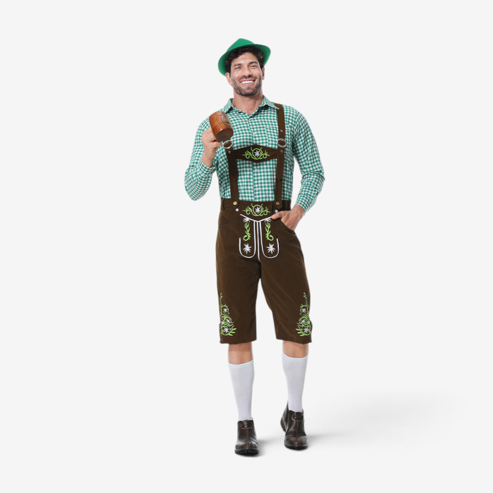 Herren-Trachten-Shorts mit aufwendigen Stickereien | J&B - 1 - Jasminaboutique.com