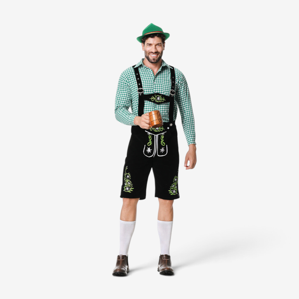 Herren-Trachten-Shorts mit aufwendigen Stickereien | J&B - 2 - Jasminaboutique.com