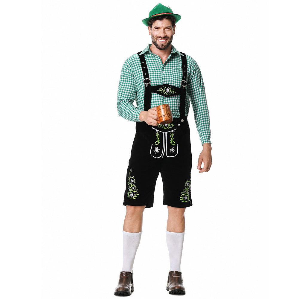 Herren-Trachten-Shorts mit aufwendigen Stickereien | J&B - 4 - Jasminaboutique.com