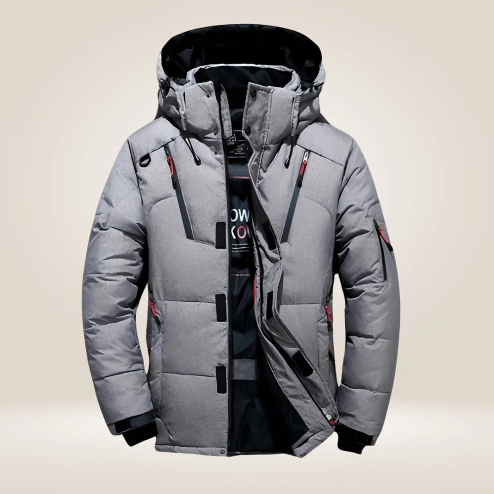 Wetterfeste Herrenjacke mit wärmender Isolierung | J&B - 2 - Jasminaboutique.com