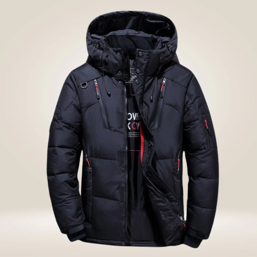 Wetterfeste Herrenjacke mit wärmender Isolierung | J&B - 5 - Jasminaboutique.com