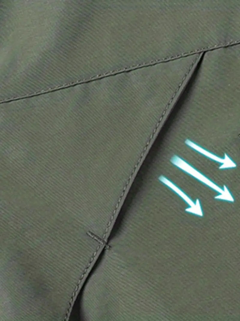 Herren Outdoor-Jacke mit Kapuze und praktischen Taschen | A&B - 7 - Annoboutique