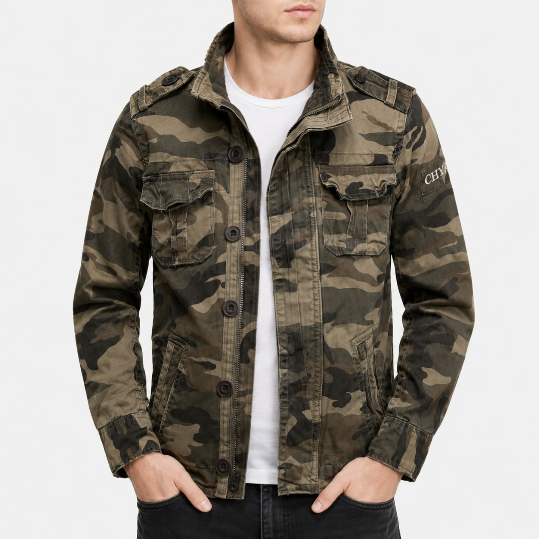 Herren Utility-Jacke mit strukturierter Passform und praktischen Taschen | J&B - 6 - Jasminaboutique.com