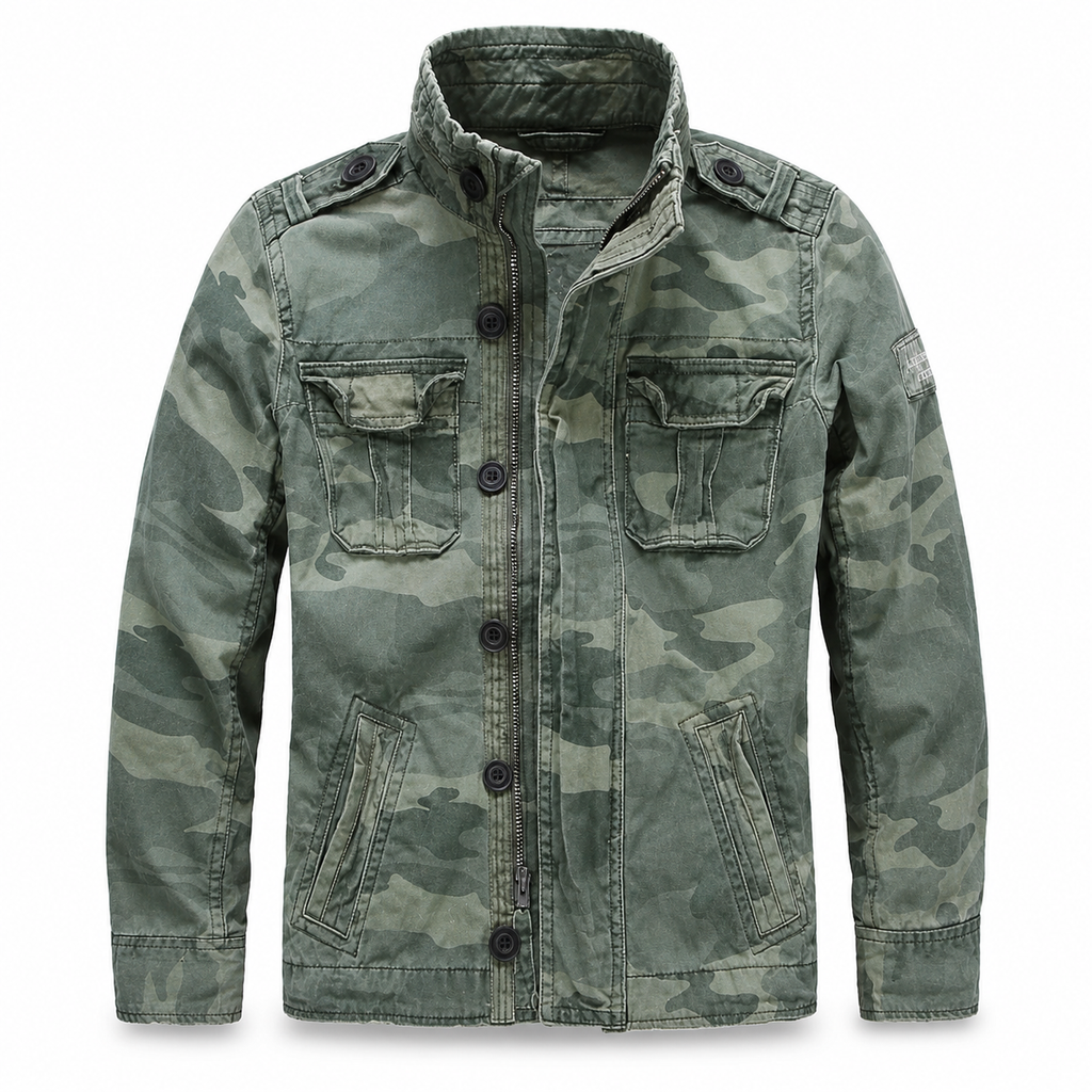 Herren Utility-Jacke mit strukturierter Passform und praktischen Taschen | J&B - 10 - Jasminaboutique.com