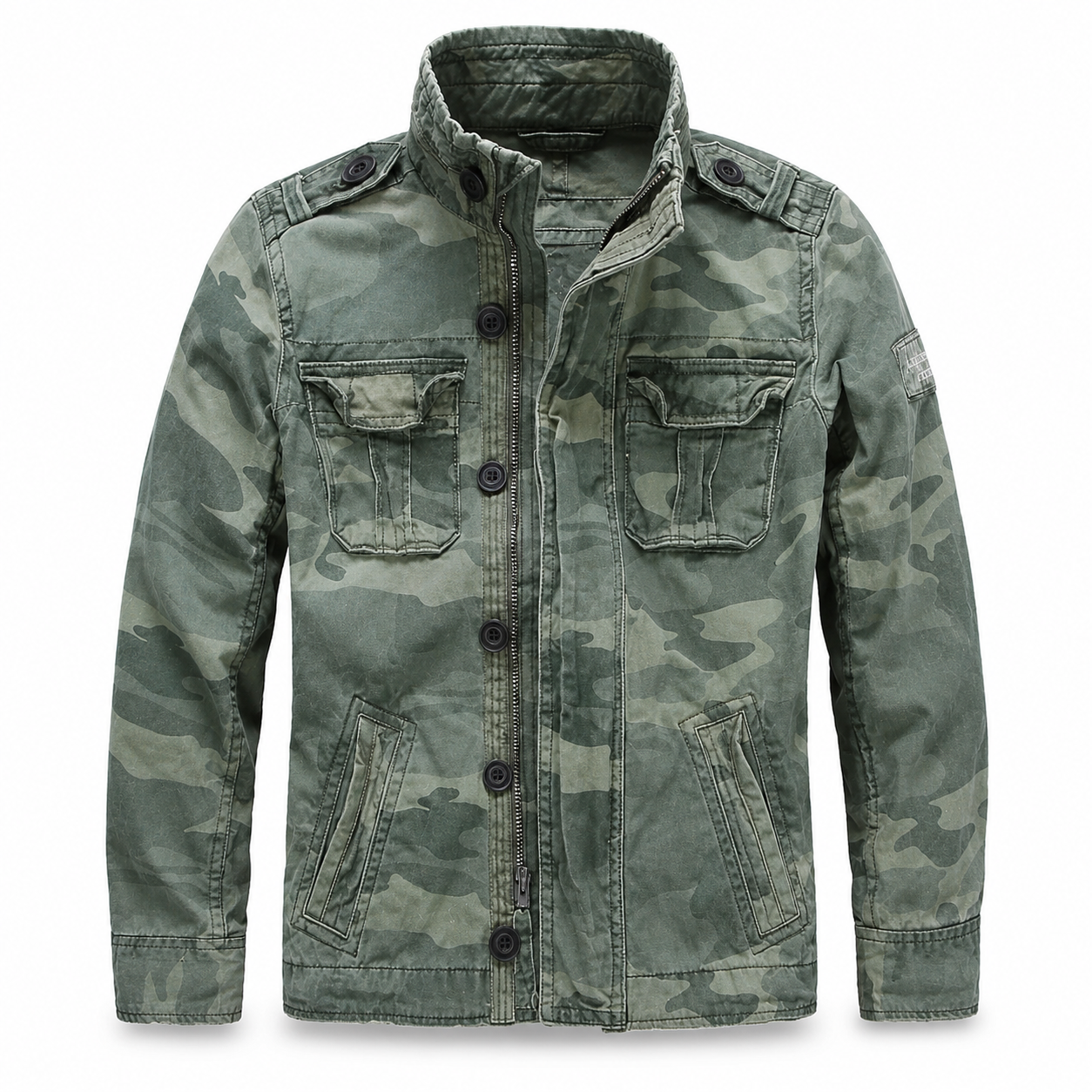 Herren Utility-Jacke mit strukturierter Passform und praktischen Taschen | J&B - 10 - Jasminaboutique.com