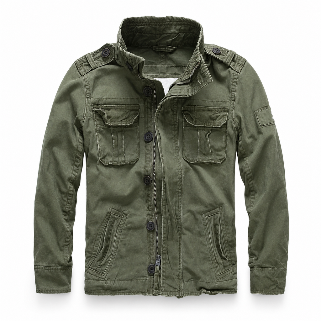 Herren Utility-Jacke mit strukturierter Passform und praktischen Taschen | J&B - 13 - Jasminaboutique.com