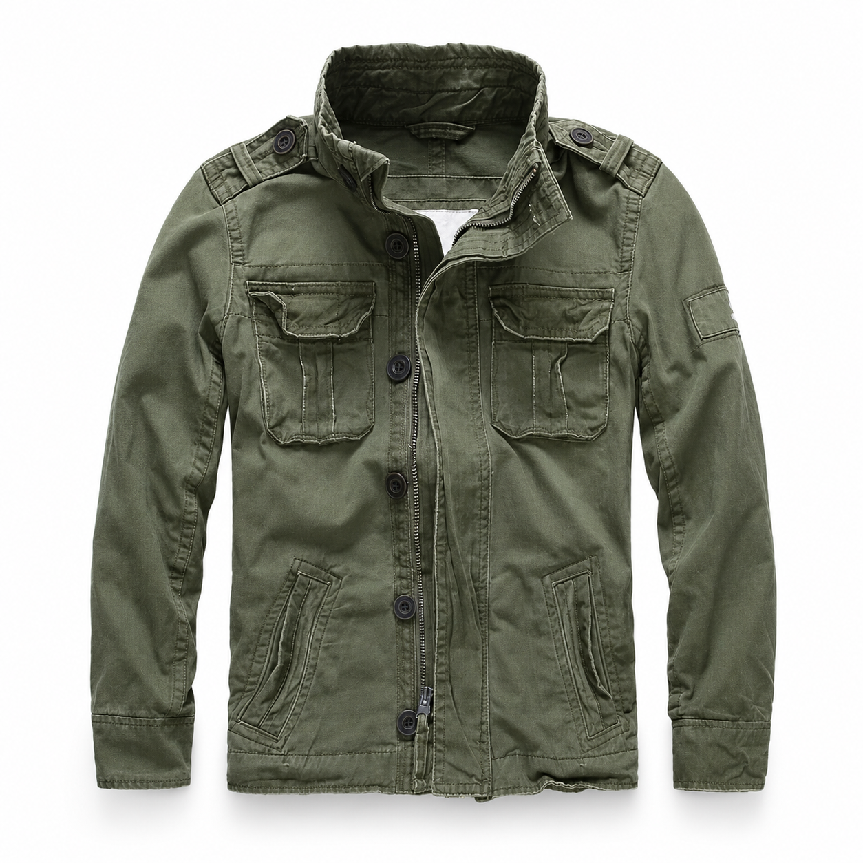 Herren Utility-Jacke mit strukturierter Passform und praktischen Taschen | J&B - 13 - Jasminaboutique.com