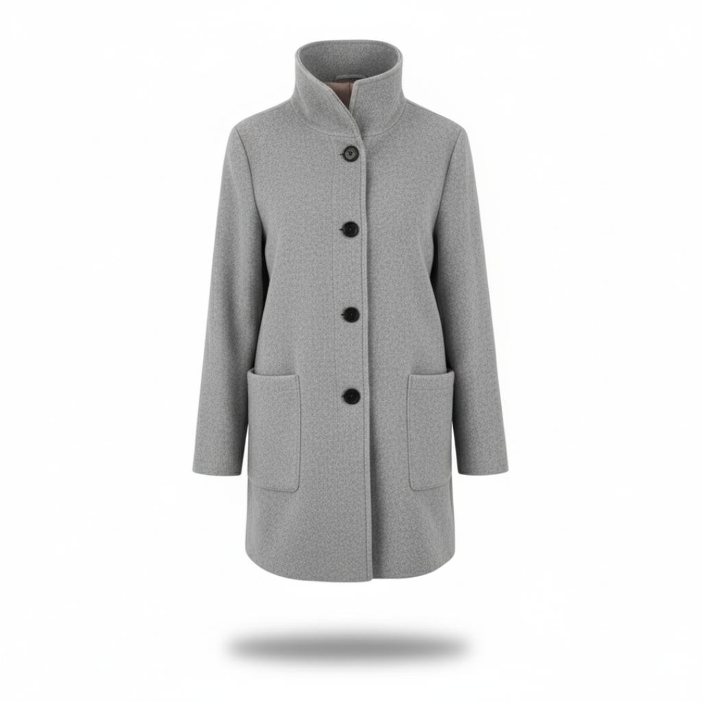 Damenmantel in eleganter Longline-Passform mit praktischen Taschen | J&B - 2 - Jasminaboutique.com