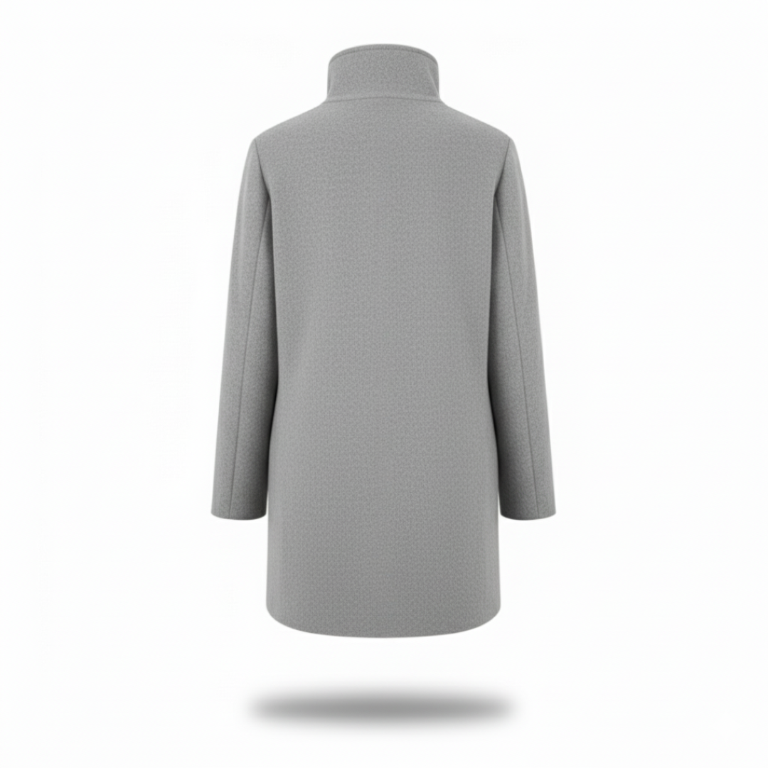 Damenmantel in eleganter Longline-Passform mit praktischen Taschen | J&B - 3 - Jasminaboutique.com