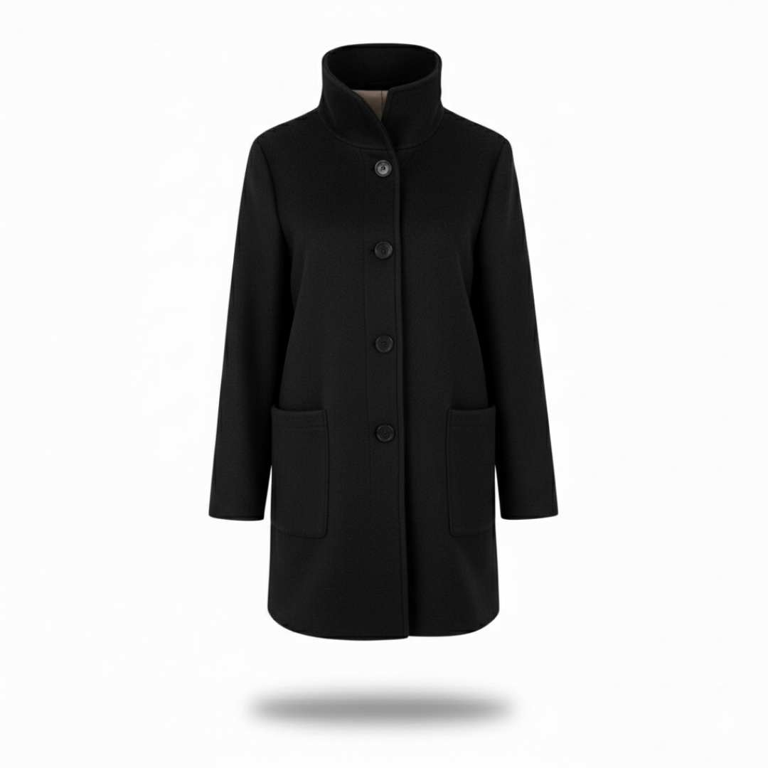 Damenmantel in eleganter Longline-Passform mit praktischen Taschen | J&B - 5 - Jasminaboutique.com