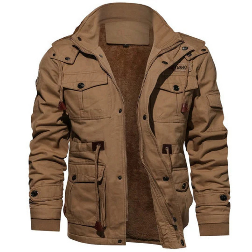 Jacke Herren mit warmem Futter und praktischen Taschen | J&B - 8 - Jasminaboutique.com