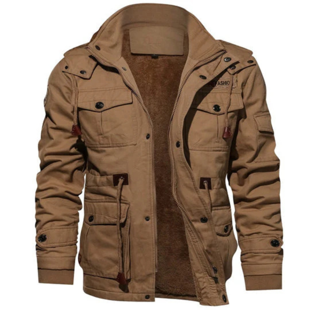 Jacke Herren mit warmem Futter und praktischen Taschen | J&B - 8 - Jasminaboutique.com
