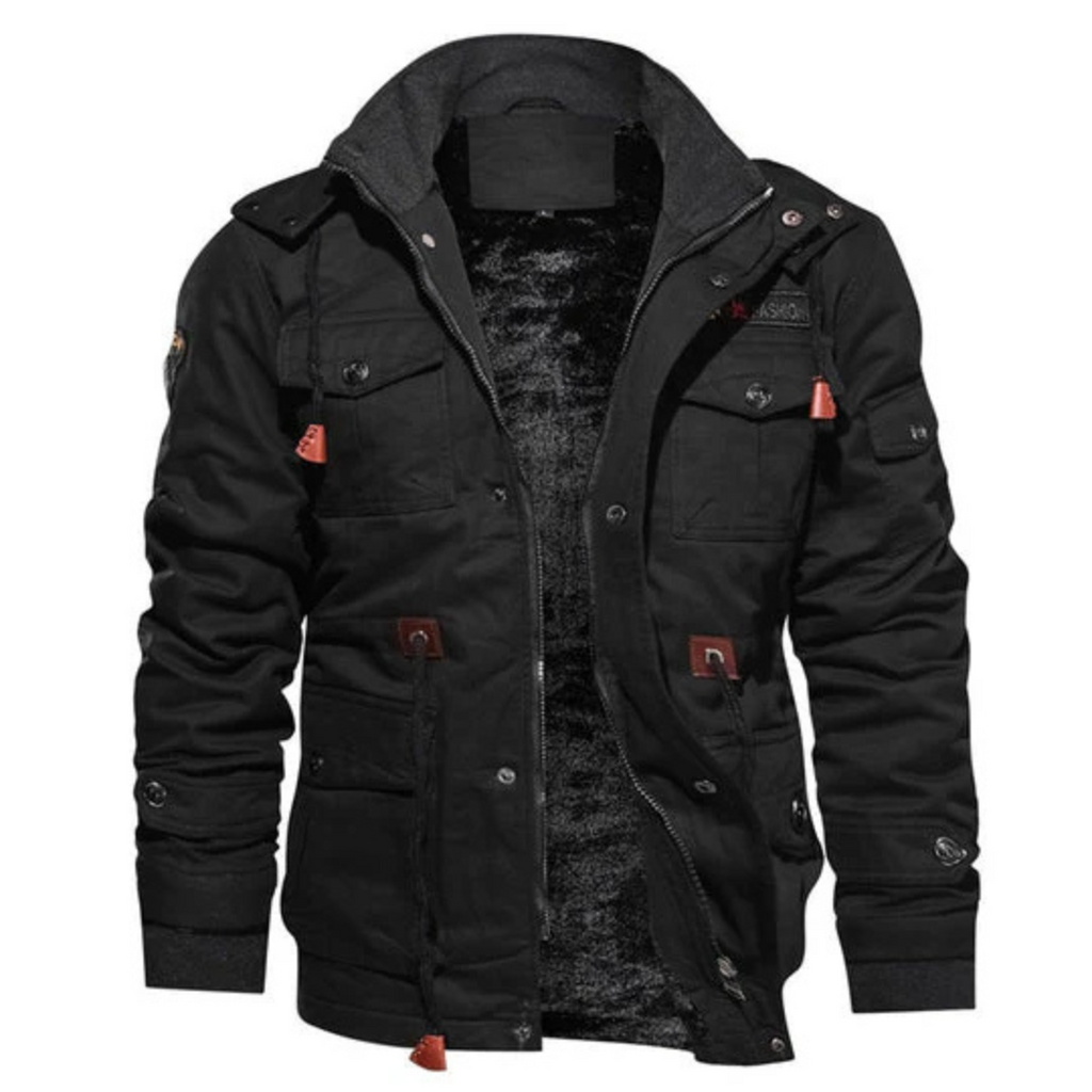 Jacke Herren mit warmem Futter und praktischen Taschen | J&B - 9 - Jasminaboutique.com