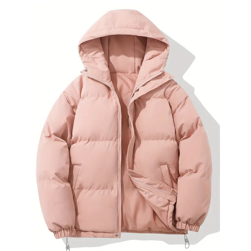 Damen Steppjacke mit Kapuze und Reißverschluss | J&B - 9 - Jasminaboutique.com