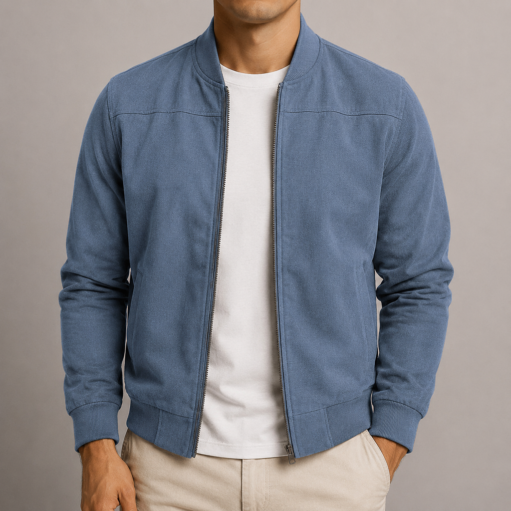 Bomberjacke Herren mit lässiger Passform und Reißverschluss | J&B - 5 - Jasminaboutique.com