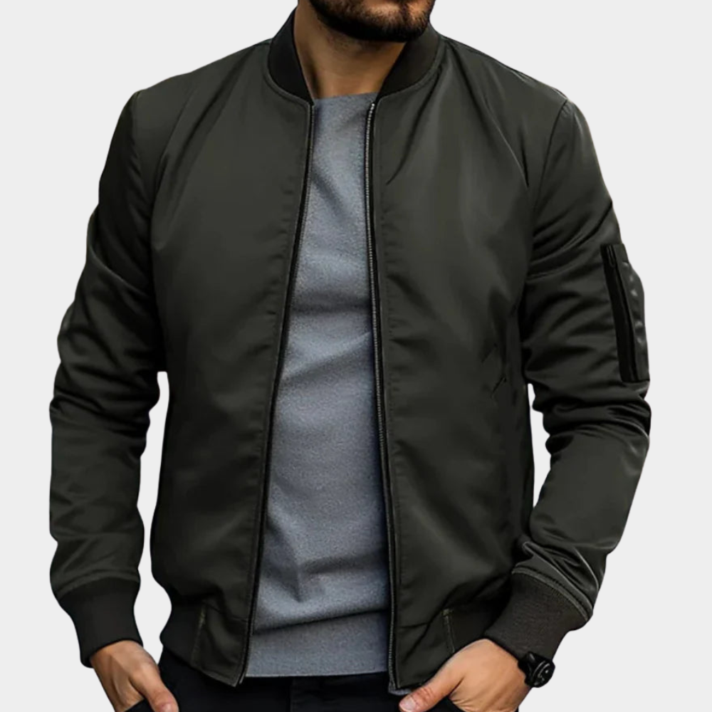 Bomberjacke Herren mit klassischer Passform und Taschen | J&B - 3 - Jasminaboutique.com