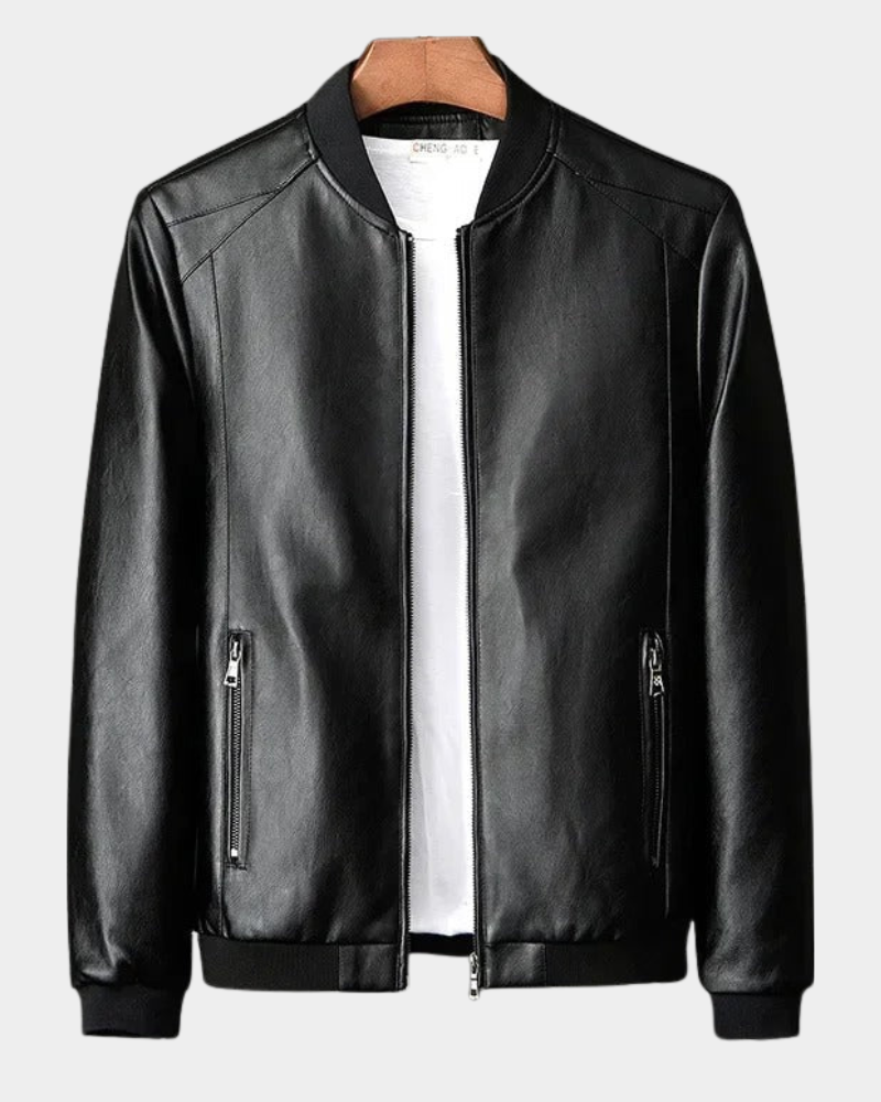 Bomberjacke Herren mit Reißverschlusstaschen und sportlichem Stehkragen | J&B - 1 - Jasminaboutique.com