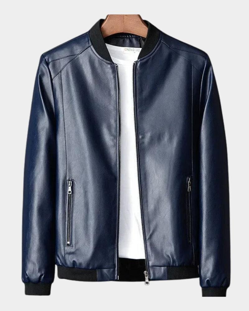 Bomberjacke Herren mit Reißverschlusstaschen und sportlichem Stehkragen | J&B - 2 - Jasminaboutique.com