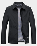 Herrenjacke mit klassischer Passform und Reißverschluss | J&B - 1 - Jasminaboutique.com