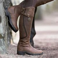 Hohe Stiefel Damen – Robuster Look mit rutschfester Sohle | J&B - 1 - Jasminaboutique.com