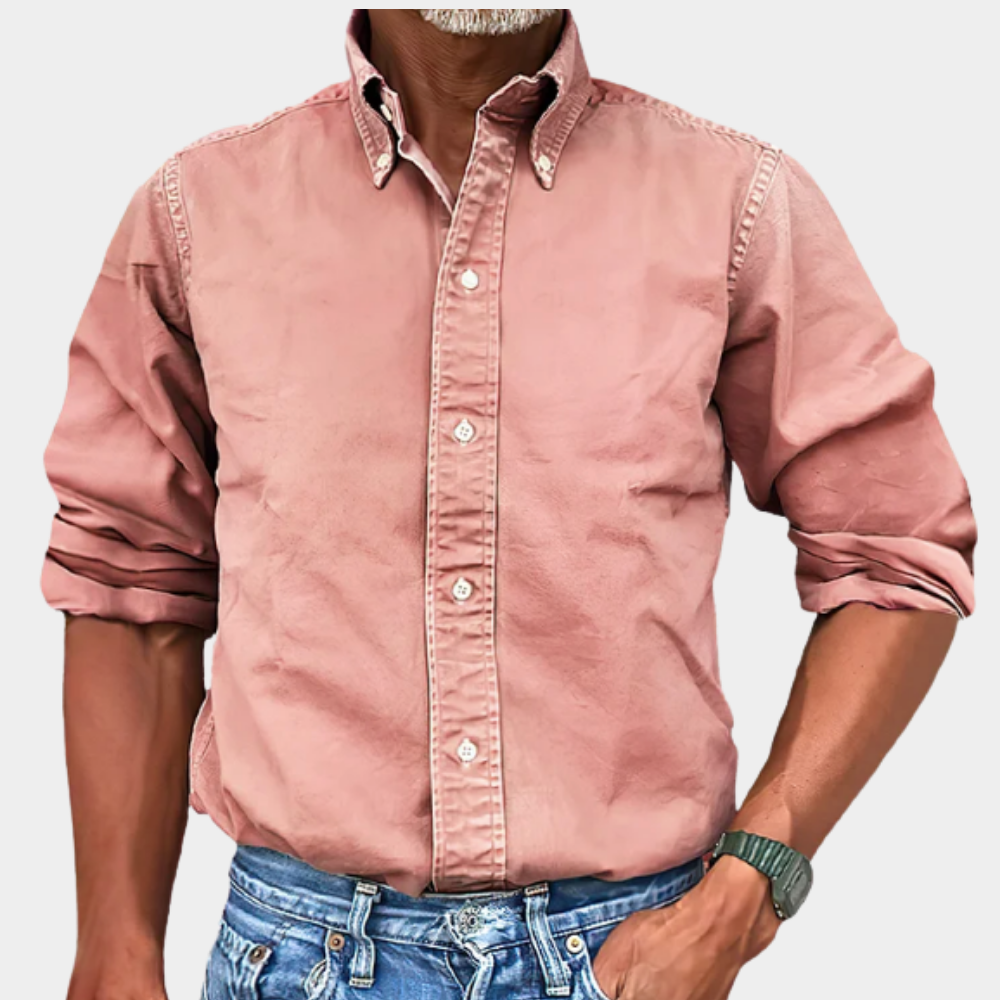 Hemd Herren – Klassische Passform mit Button-Down-Kragen | J&B - 5 - Jasminaboutique.com