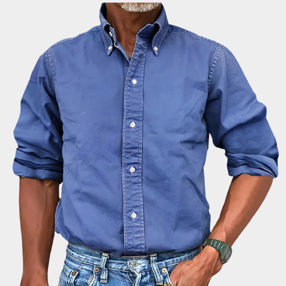 Hemd Herren – Klassische Passform mit Button-Down-Kragen | J&B - 9 - Jasminaboutique.com