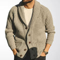 Herren Cardigan mit Schalkragen und Knopfleiste | A&Z - 6 - Atelier-Zofia