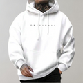 Hoodie Herren Oversize Schnitt mit minimalistischer Grafik - J&B; - 1 - Jasminaboutique.com