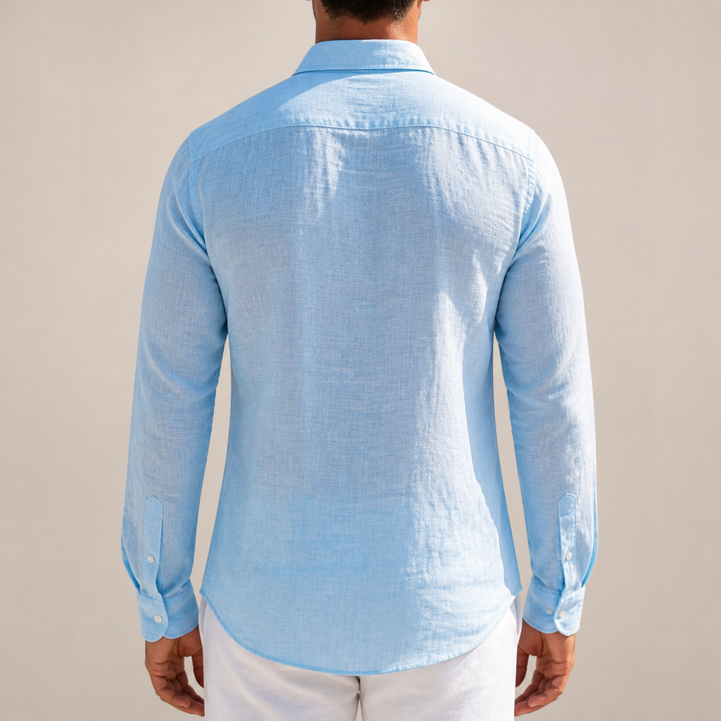 Herren Hemd mit langen Ärmeln und strukturiertem Look - J&B; - 8 - Jasminaboutique.com
