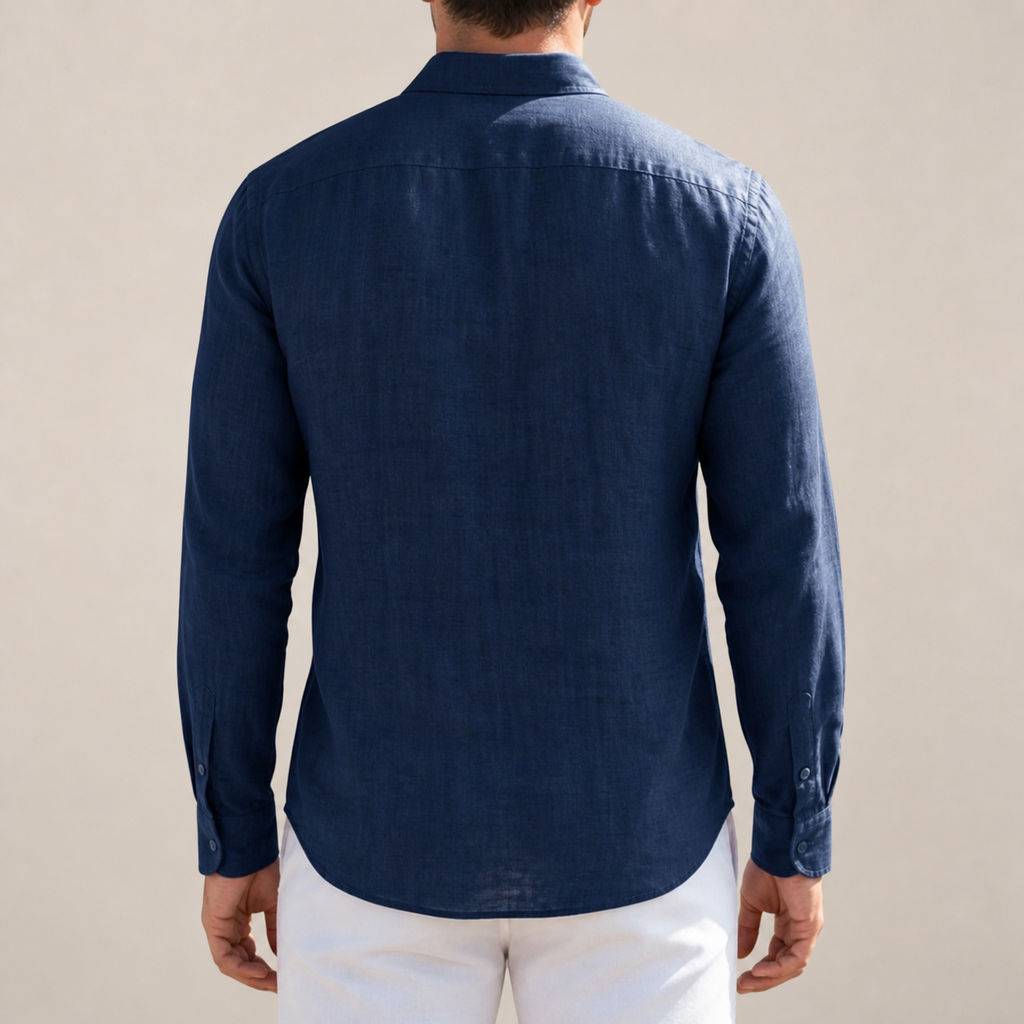 Herren Hemd mit langen Ärmeln und strukturiertem Look - J&B; - 14 - Jasminaboutique.com