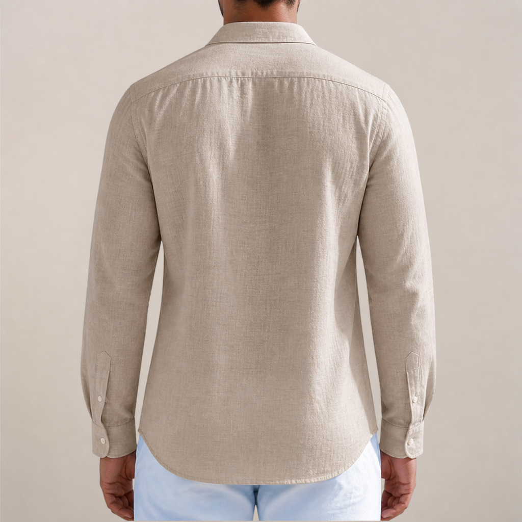 Herren Hemd mit langen Ärmeln und strukturiertem Look - J&B; - 20 - Jasminaboutique.com
