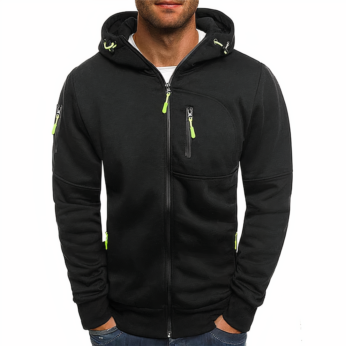 Hoodie Herren Sportlicher Look mit praktischen Taschen - J&B; - 2 - Jasminaboutique.com